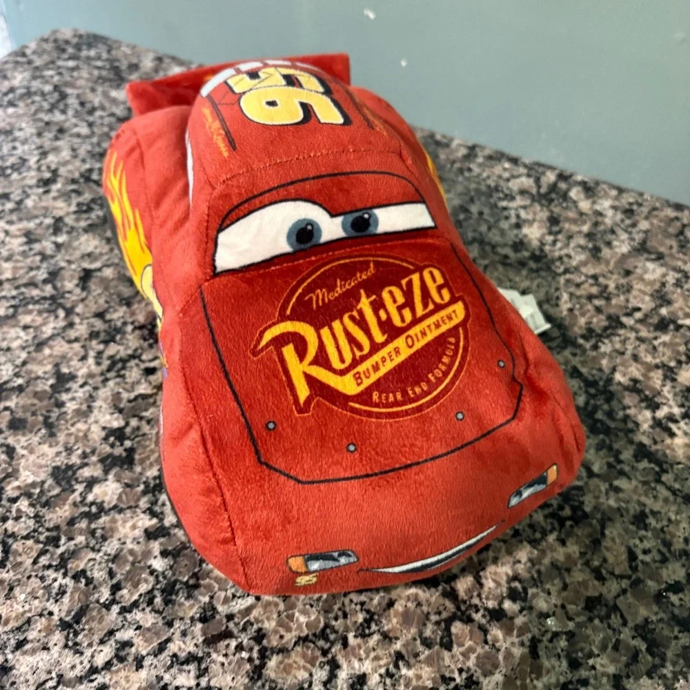 Cars Lightning McQueen Plush Pillow Buddy Red Race Car 95 Jay Franco